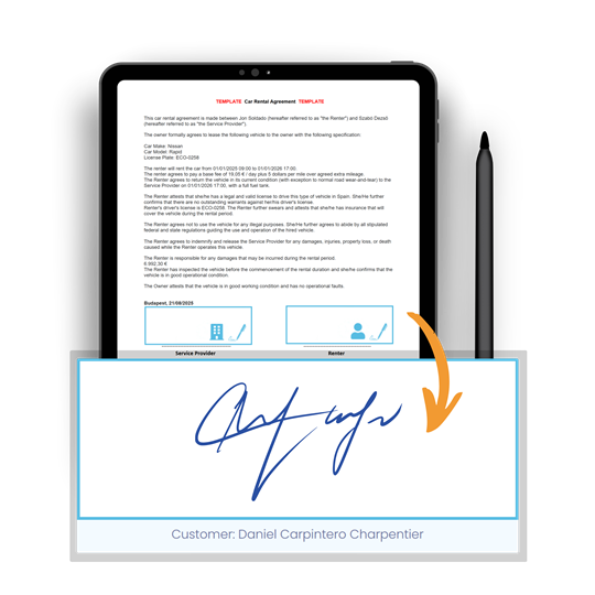 Create and sign documents in seconds